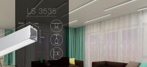 Монтаж светодиодной ленты В профиль. Виды