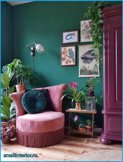 Бордовый цвет сочетание в интерьере. С какими тонами можно сочетать?