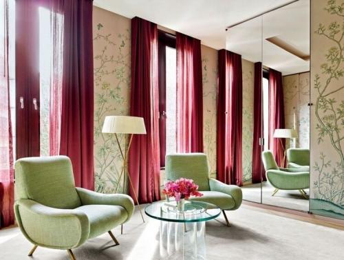 Бордовая мебель в интерьере. Бордовый цвет в интерьере и его сочетание с другими цветами