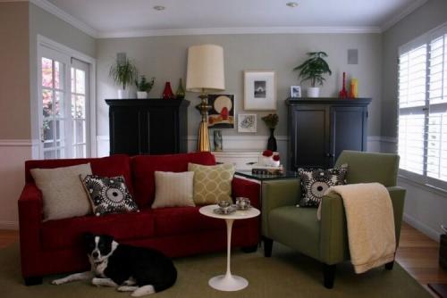 Бордовая мебель в интерьере. Бордовый цвет в интерьере и его сочетание с другими цветами