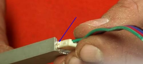 Монтаж светодиодной ленты В профиль. Виды