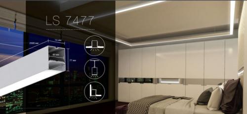 Монтаж светодиодной ленты В профиль. Виды