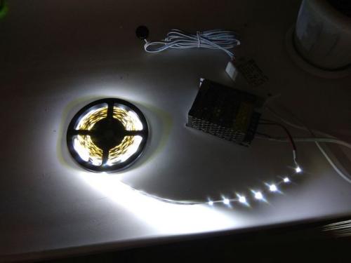 Монтаж светодиодной ленты на кухне. Подсветка на кухню. Часть первая: Магия бесконтактного включения.