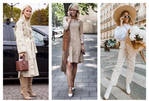 Можно ли носить бежевый цвет круглый год или он подходит только для определенных сезонов. Тотальный бежевый образ