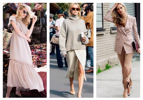 Можно ли носить бежевый цвет круглый год или он подходит только для определенных сезонов. Тотальный бежевый образ