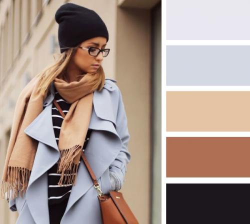 Какие оттенки серого и бежевого лучше всего сочетаются между собой. Сочетание бежевого и серого в одежде