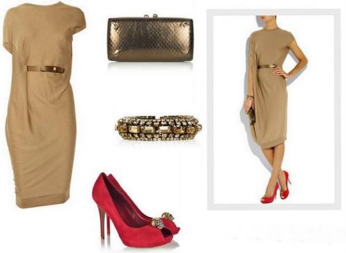 Можно ли носить бежевое платье на свадьбу, и как его дополнить. С чем носить бежевое платье