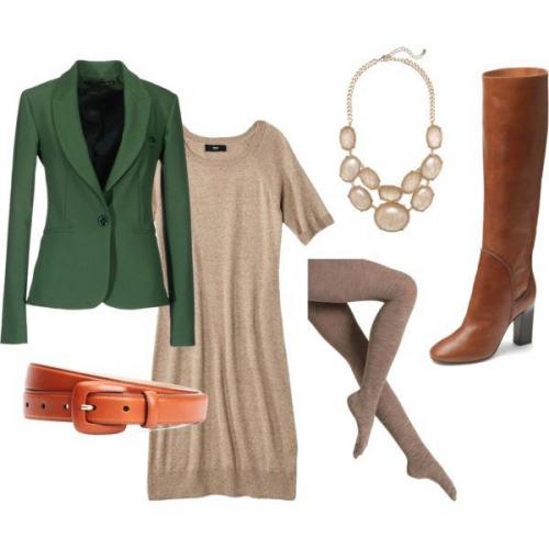 Можно ли носить бежевое платье на свадьбу, и как его дополнить. С чем носить бежевое платье