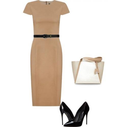 Можно ли носить бежевое платье на свадьбу, и как его дополнить. С чем носить бежевое платье