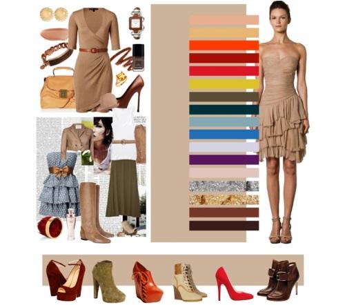 Какие аксессуары лучше всего подходят к бежевой одежде, чтобы добавить изюминку. Бежевое платье: какие украшения подойдут к нарядам нейтрального оттенка