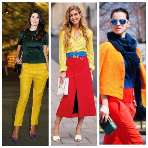 Можно ли добавить третий цвет в наряд с серым и бежевым, и если да то какой. Правила сочетания одежды в трех цветах