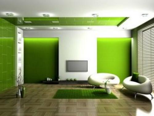 Какие предметы интерьера можно использовать для создания зеленой гостиной. От блеска изумруда до нежной мяты