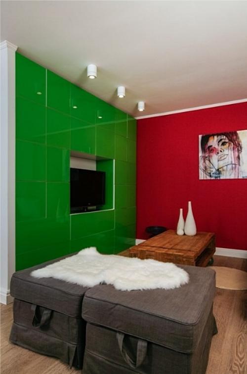 Как создать уютную атмосферу в зеленой гостиной. Гостиная в зеленых тонах: выбираем стиль