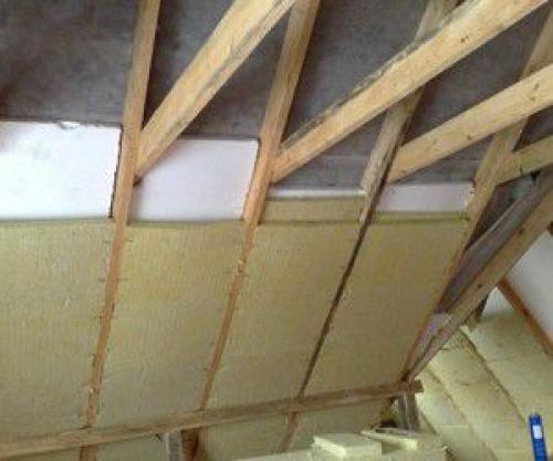 Утепленная мансардная крыша. 
