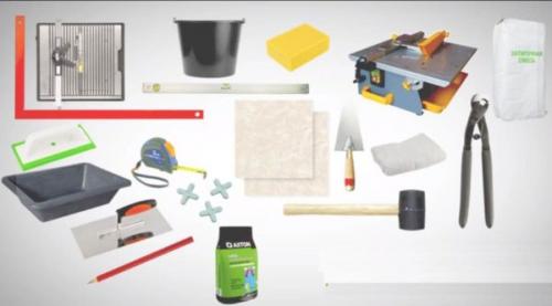 Как положить плитку на пол без лазерного уровня. Инструменты и материалы