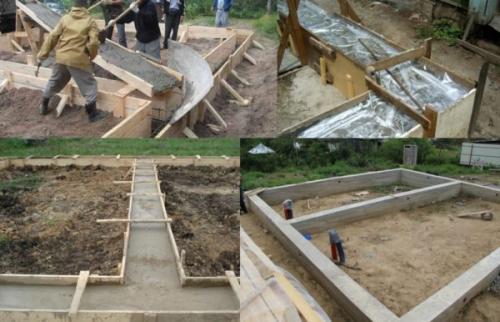 Дом из пенобетона своими руками. Строительство фундамента