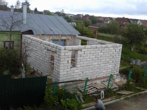 Какие дополнительные материалы и конструкции нужны для завершения дома 6х6 из пеноблоков. Какие дома подходят для пристройки дополнительных помещений?