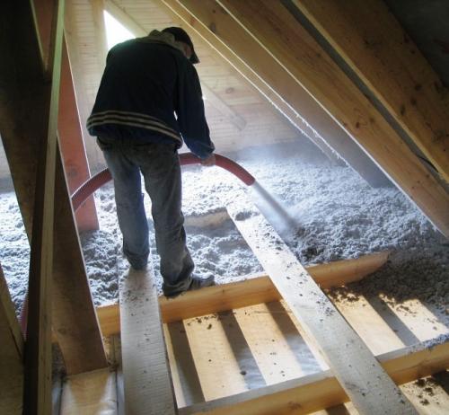 Рейтинг утеплителей для потолка. Насыпные утеплители