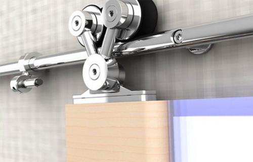 Раздвижная дверь межкомнатная одностворчатая. Откатные стеклянные двери