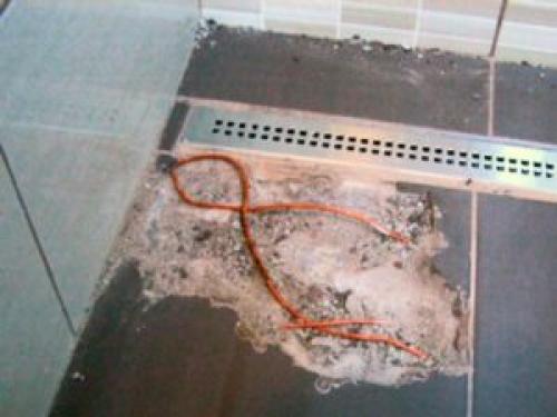 Как избежать перегрева электрического теплого пола. Нагревательные кабели ошибки при монтаже