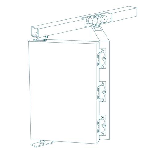 Какие типы дверей-купе могут быть установлены с автозакрытием. Типы механизмов