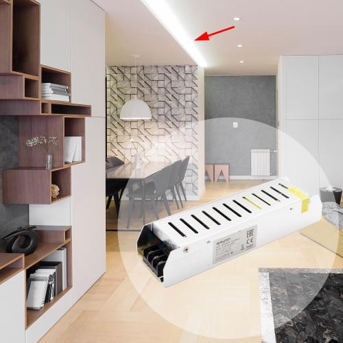 Подсветка потолка светодиодной лентой по периметру: преимущества и особенности 15 Подсветка потолка светодиодной лентой по периметру: преимущества и особенности 15