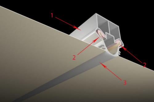 Сколько времени занимает установка световых линий в натяжном потолке своими руками. Как устроены световые линии на натяжном потолке