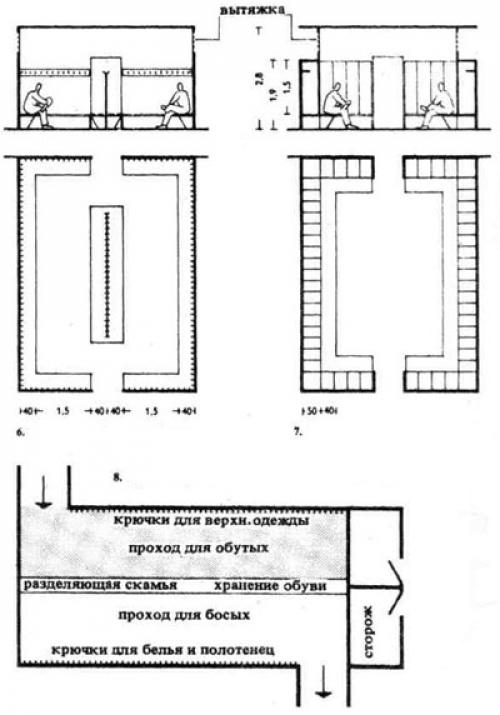 Стандартные размеры шкафчиков в раздевалку. Разновидности конструкций 09 Стандартные размеры шкафчиков в раздевалку. Разновидности конструкций 09