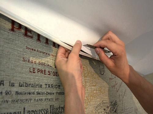 Как правильно измерить длину натяжного потолка для подрезки ленты. Что нужно знать для выполнения раскроя натяжного покрытия?