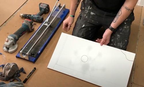 Как резать плитку с использованием плиткореза. Правила пользования 02 Как резать плитку с использованием плиткореза. Правила пользования 02