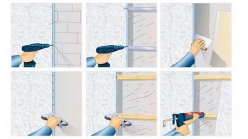 Как крепить пластиковые панели к стене без обрешетки. Как крепить панели ПВХ к стене