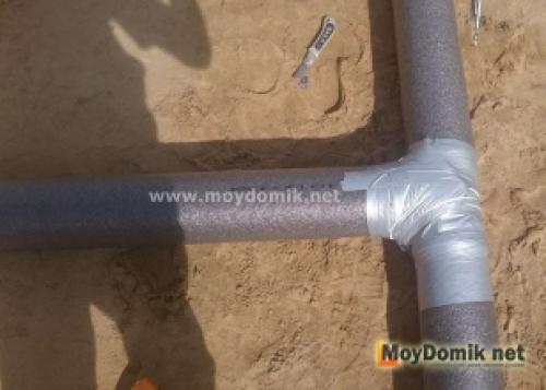 Как утеплить канализационную трубу в земле. Способы утепления 05