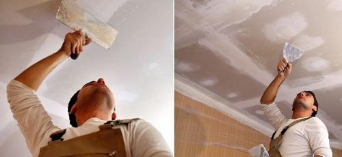 Бюджетный потолок в ванной. Красить или белить потолок в ванной