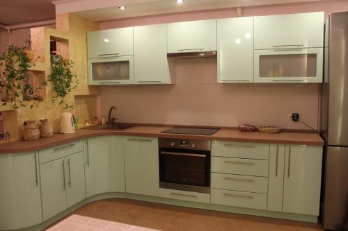 Сочетание зеленого цвета в интерьере кухни. Дизайн зеленой кухни: фото примеры реальных интерьеров