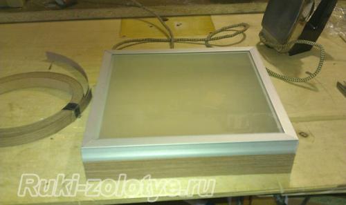 Люстра из профиля своими руками. Изготовление потолочного светильника своими руками.