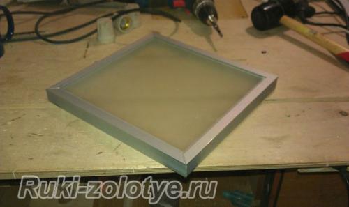 Люстра из профиля своими руками. Изготовление потолочного светильника своими руками.