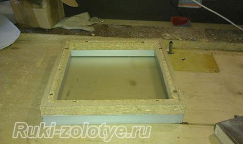 Люстра из профиля своими руками. Изготовление потолочного светильника своими руками.