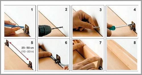 Как укладывать ламинат и монтаж напольного плинтуса. Установка плинтуса на ламинат – 2 доступных способа