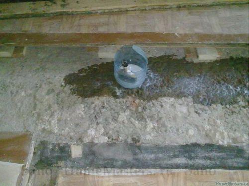 Пазогребневые плиты на деревянный пол. Перегородка ГКЛ и деревянный пол