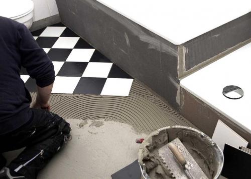 Укладка плитки со смещением на стене. Как красиво уложить плитку со смещением, если ровно не получается