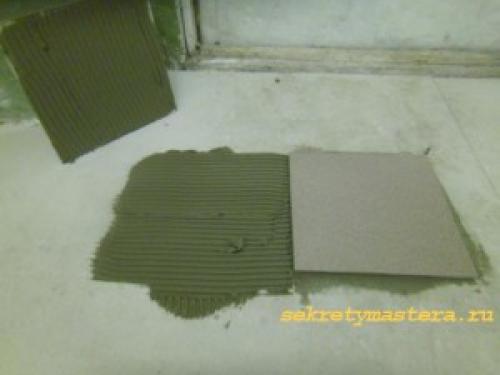 Как положить плитку 30 на 60 на пол. Секреты укладки плитки на пол, все нюансы