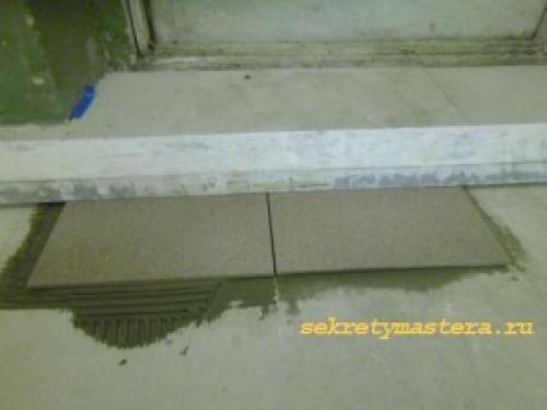 Как положить плитку 30 на 60 на пол. Секреты укладки плитки на пол, все нюансы