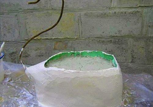 Пропорции гипса и воды для кашпо. Кашпо из гипса