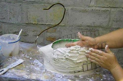 Пропорции гипса и воды для кашпо. Кашпо из гипса