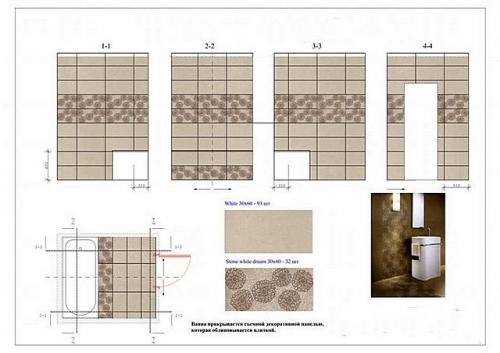 Как класть плитку в ванной. Способы укладки кафельной плитки 01 Как класть плитку в ванной. Способы укладки кафельной плитки 01