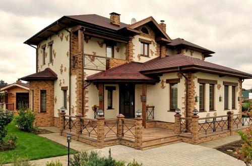 Архитектурный фасадный декор: современные решения для дома 13