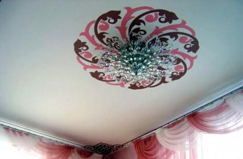 Потолок из обычной ткани. Натяжные потолки из ткани