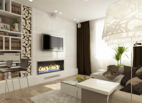 Коричневые шторы в различных интерьерах. Плюсы и минусы использования коричневых штор в интерьере 01 Коричневые шторы в различных интерьерах. Плюсы и минусы использования коричневых штор в интерьере 01