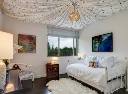 Потолок из ткани своими руками. Тканевые потолки и их дизайн