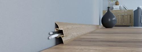 Просто и быстро: монтаж пластикового напольного плинтуса 02